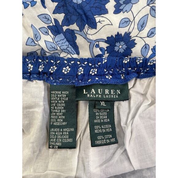 Lauren Ralph Lauren Floral Tiered Boho Maxi Skirt, Peasant, Prairie, XL - Picture 5 of 5